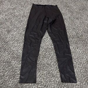 Commando control dark brown leggings faux leather medium boho casual